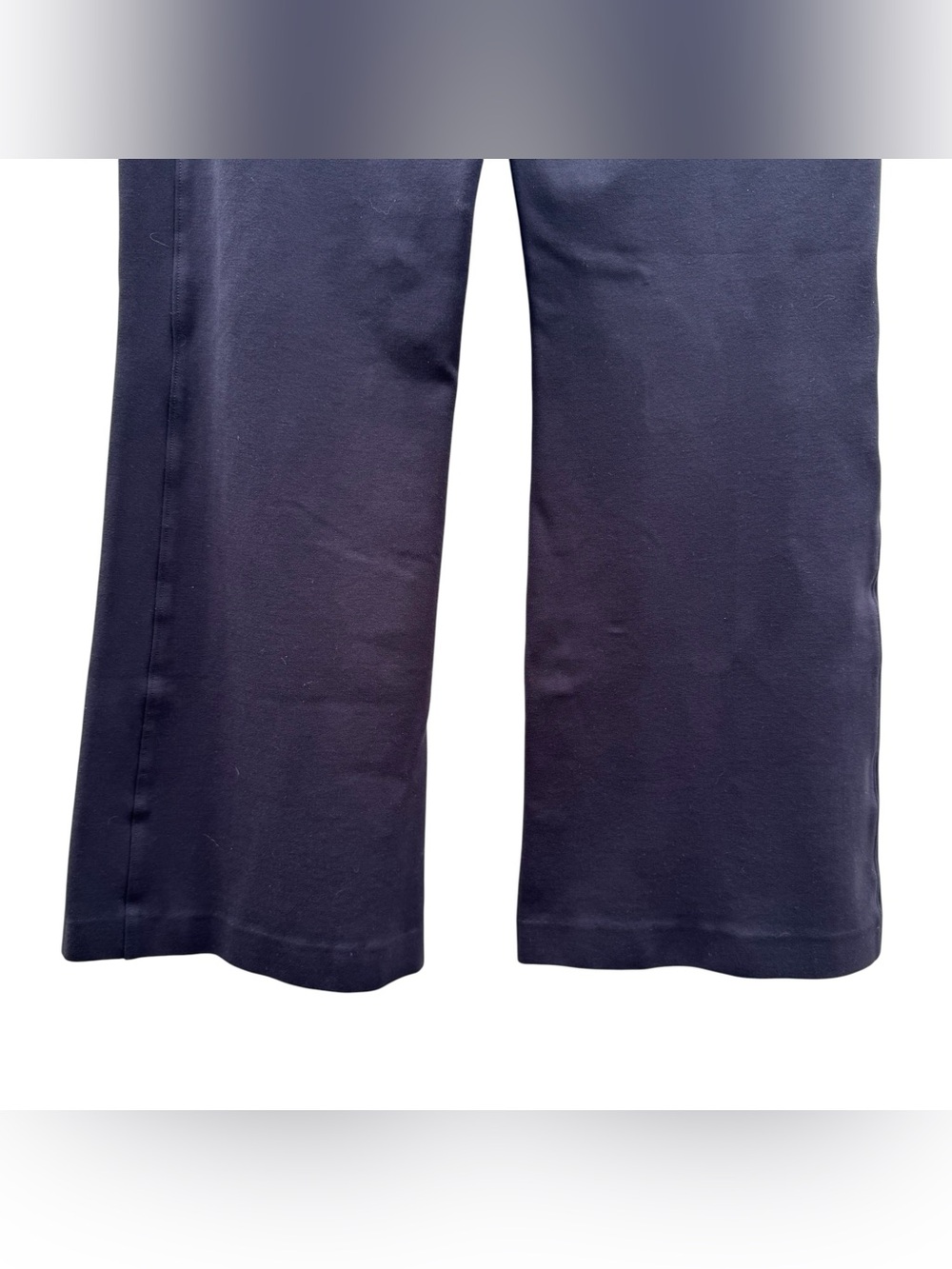 SPANX The Perfect Pant High Rise Flare Wide Leg Trouser Black Size Large Petite - Picture 10 of 15